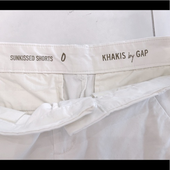 White EUC, GAP Sunkissed summer short, cotton, size 0 - Picture 2 of 3
